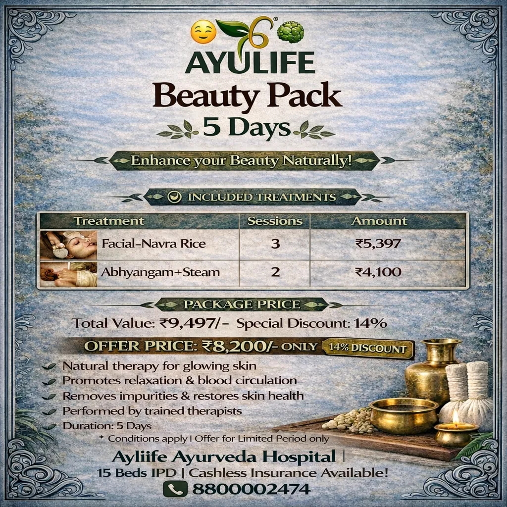 Beauty and hair restoration package poster