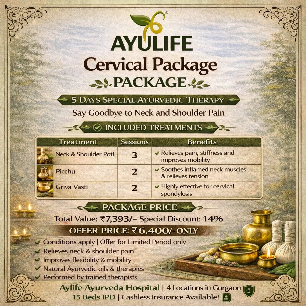 Cervical pain relief package poster