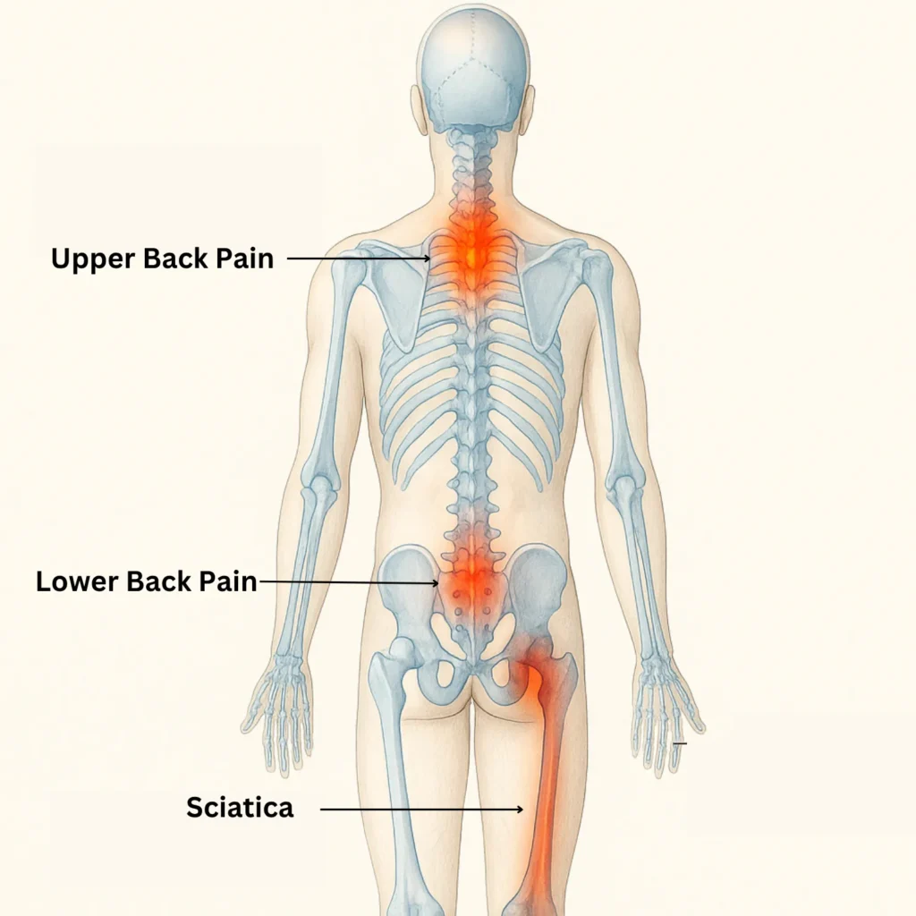 Panchakarma support for back pain