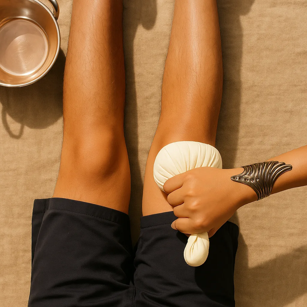 Potli therapy for knee pain relief