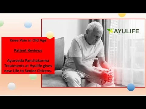 Knee pain testimonial highlighting the Ayulife experience.