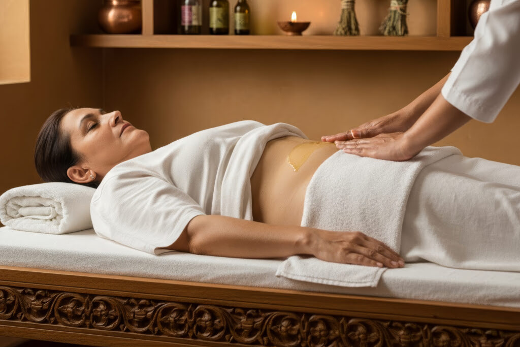 Fluid deposition on body